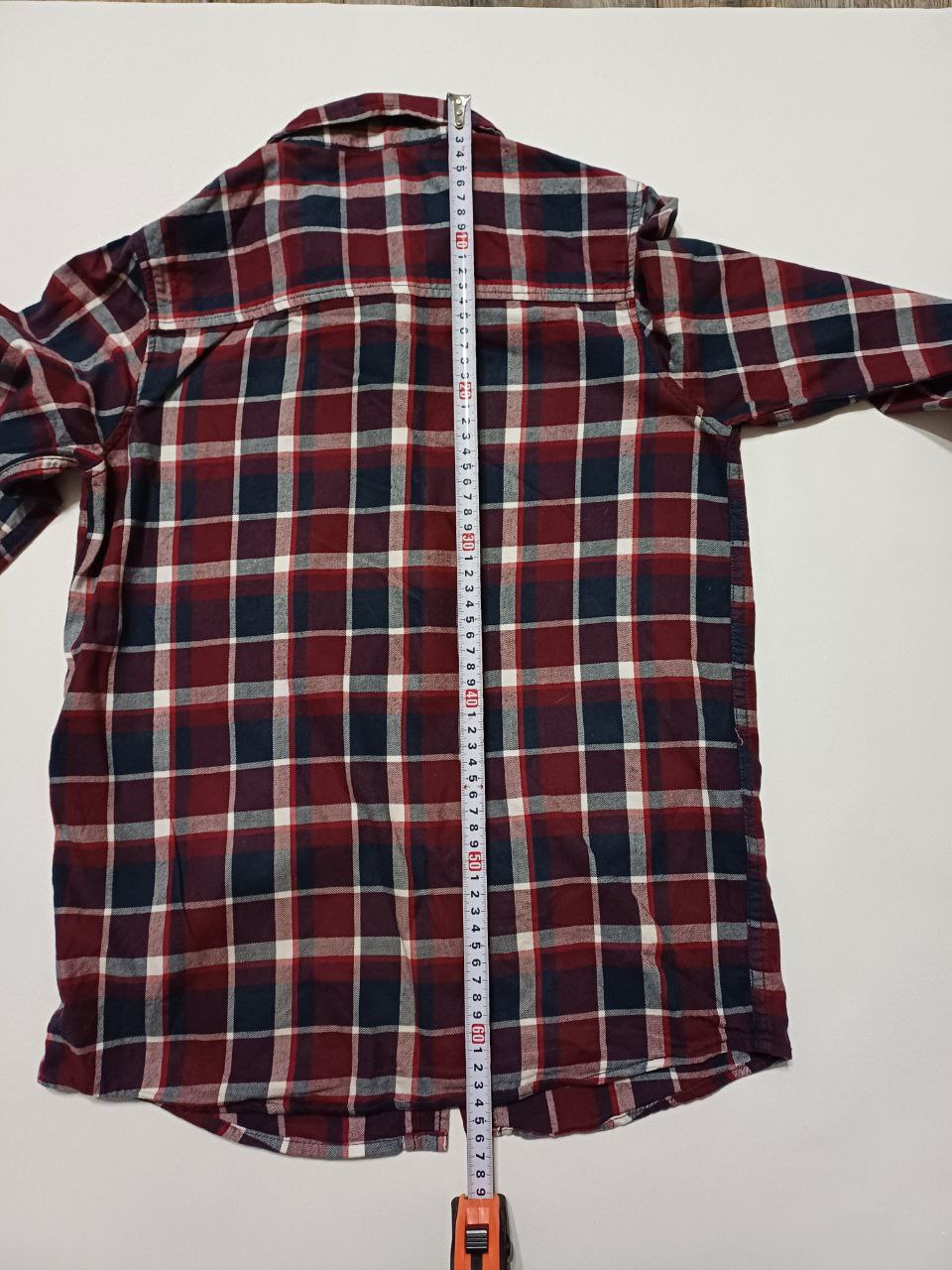 Рубашка разноцветная в клетку. Сделано Бангладеш. 100 % cotton (хлопок)