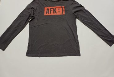 Лонгслив серого цвета 12 лет