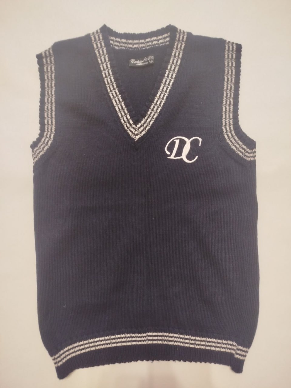 Кофта синего цвета на замке и жилет  8-9 лет