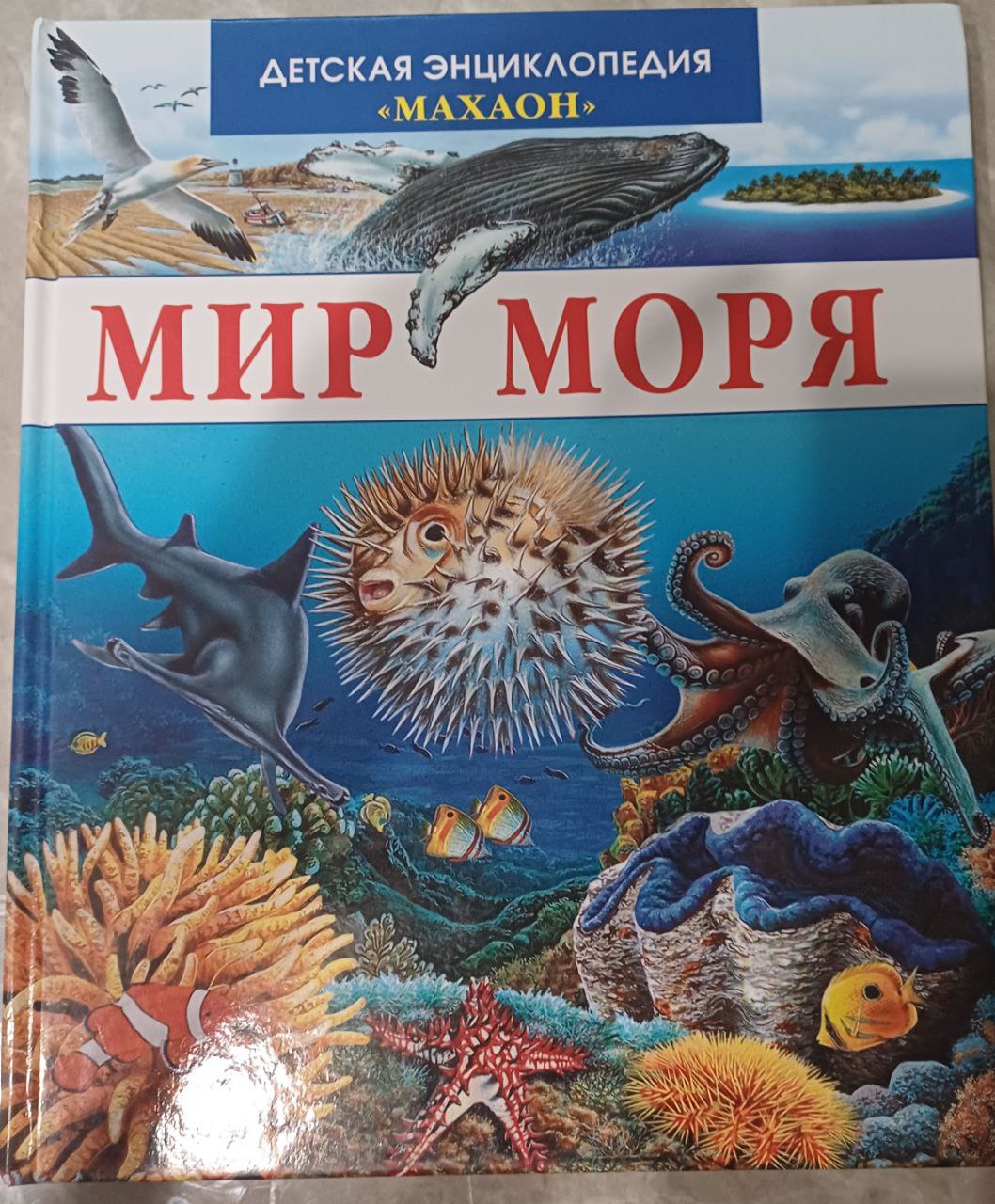Деткие энциклопедии "Махаон" ."Мир моря" и "Мир Леса". в книге 125 страниц