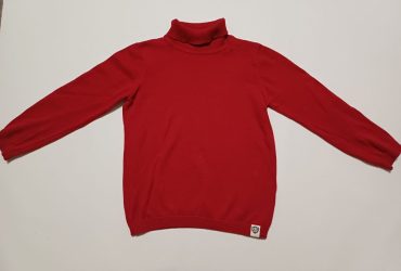 Водолазка красного цвета. Mothercare. 6-7 лет.100% cotton