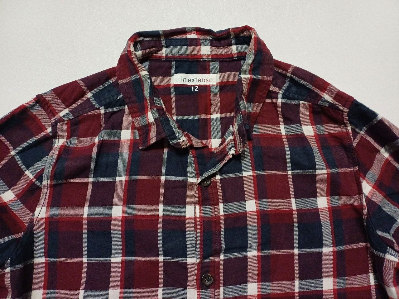 Рубашка разноцветная в клетку. Сделано Бангладеш. 100 % cotton (хлопок)