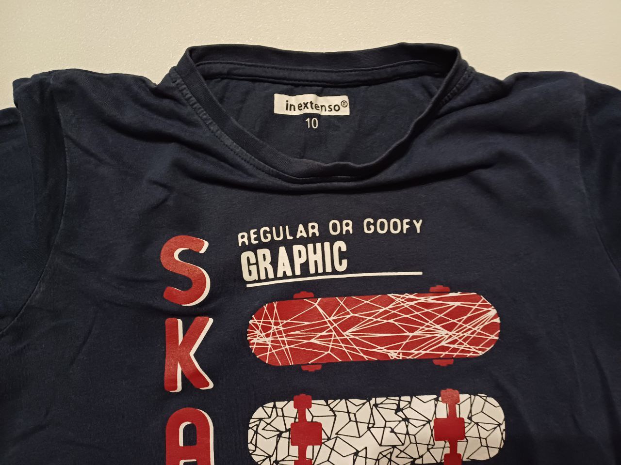 Лонгслив синего цвета 10 лет