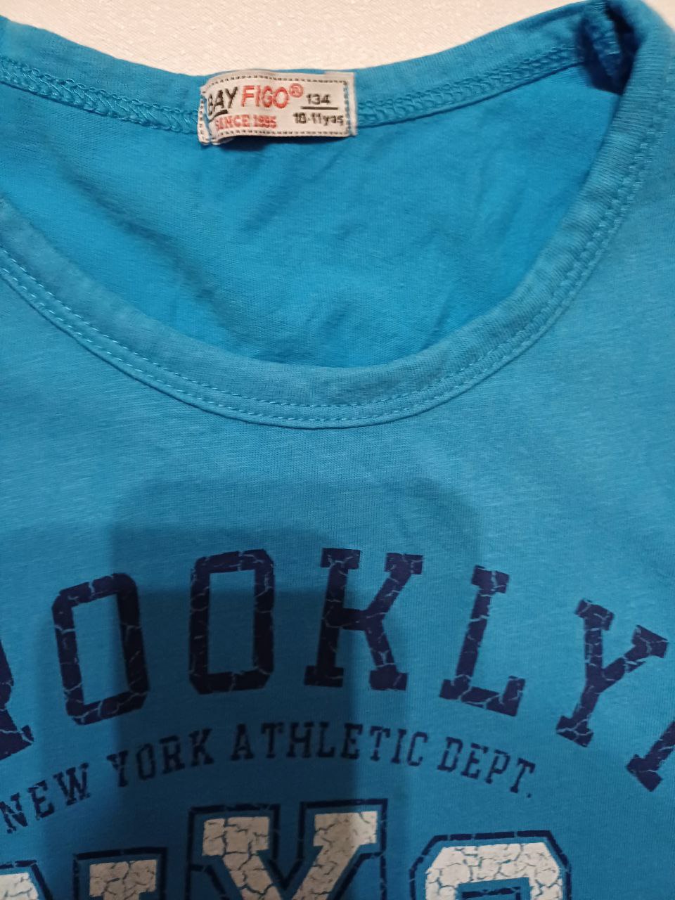 Майка синего цвета