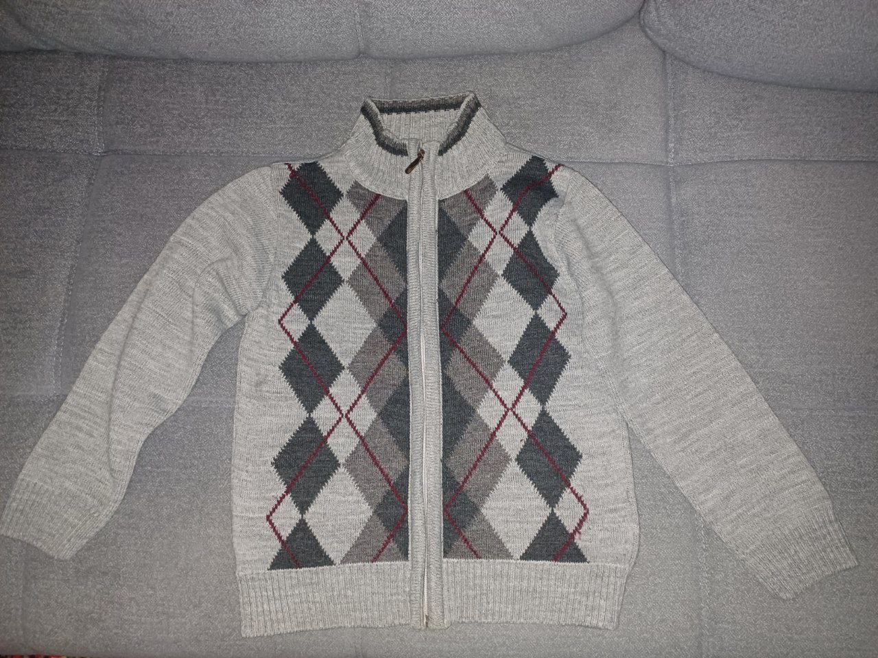 Кофта на молнии 128 рост