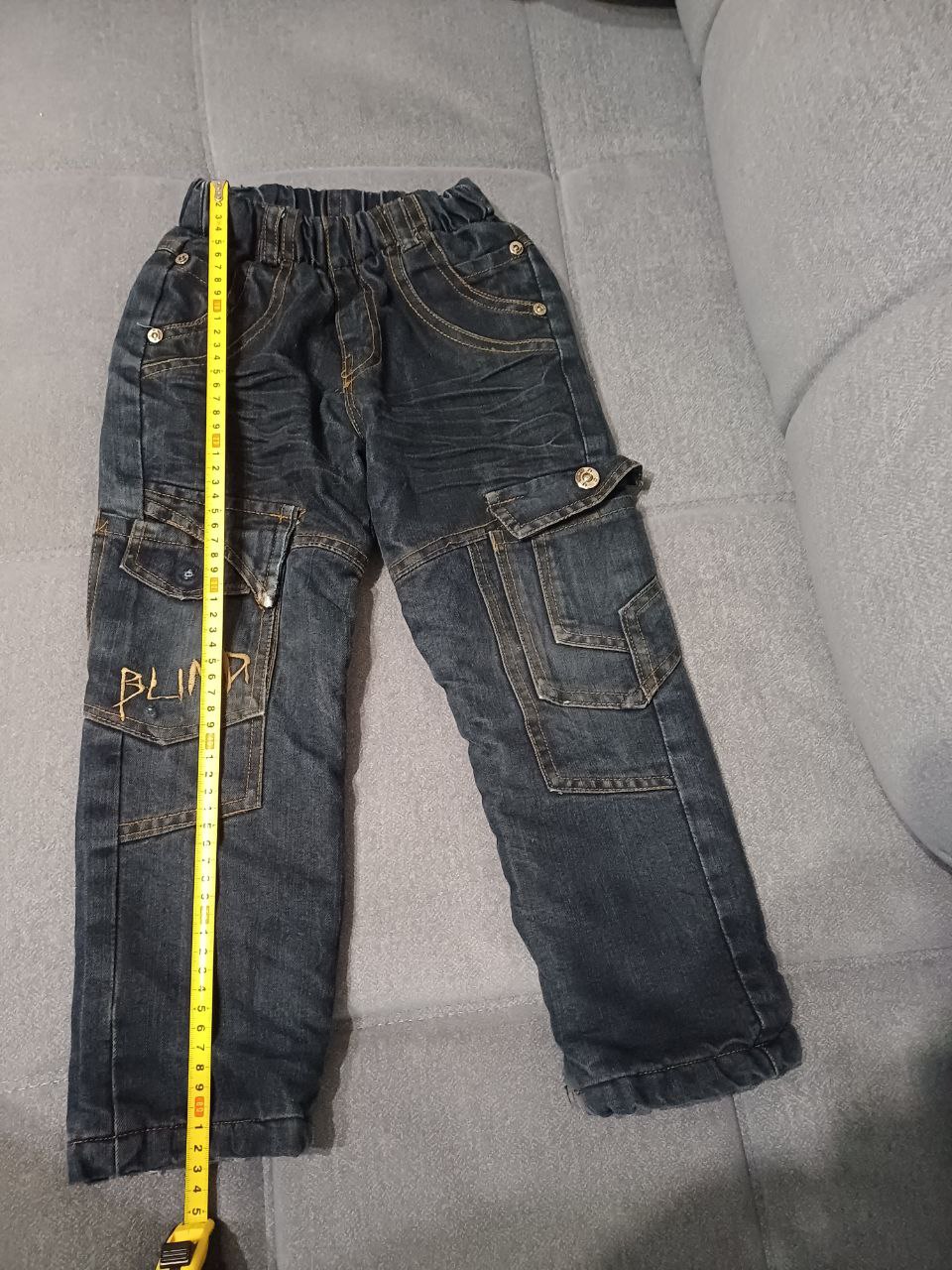 Джинсы утеплённые (на флисе)