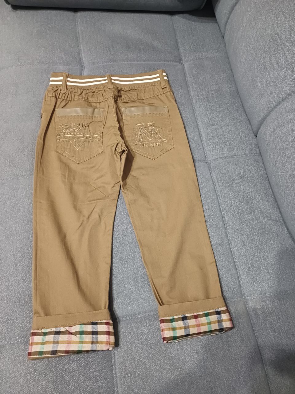 Джинсы светло-коричневые